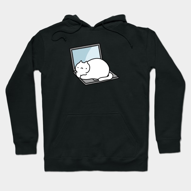 Laptop Cat Hoodie by KennysGifs